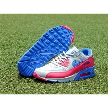 Nike Air Max 90 Womens Shoes New Special Colored Silver Blue Pink Poland